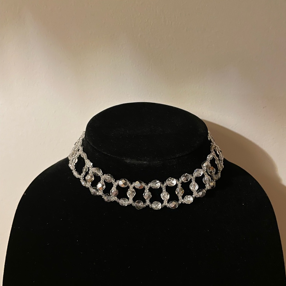 Vintage Crystal Choker Necklace